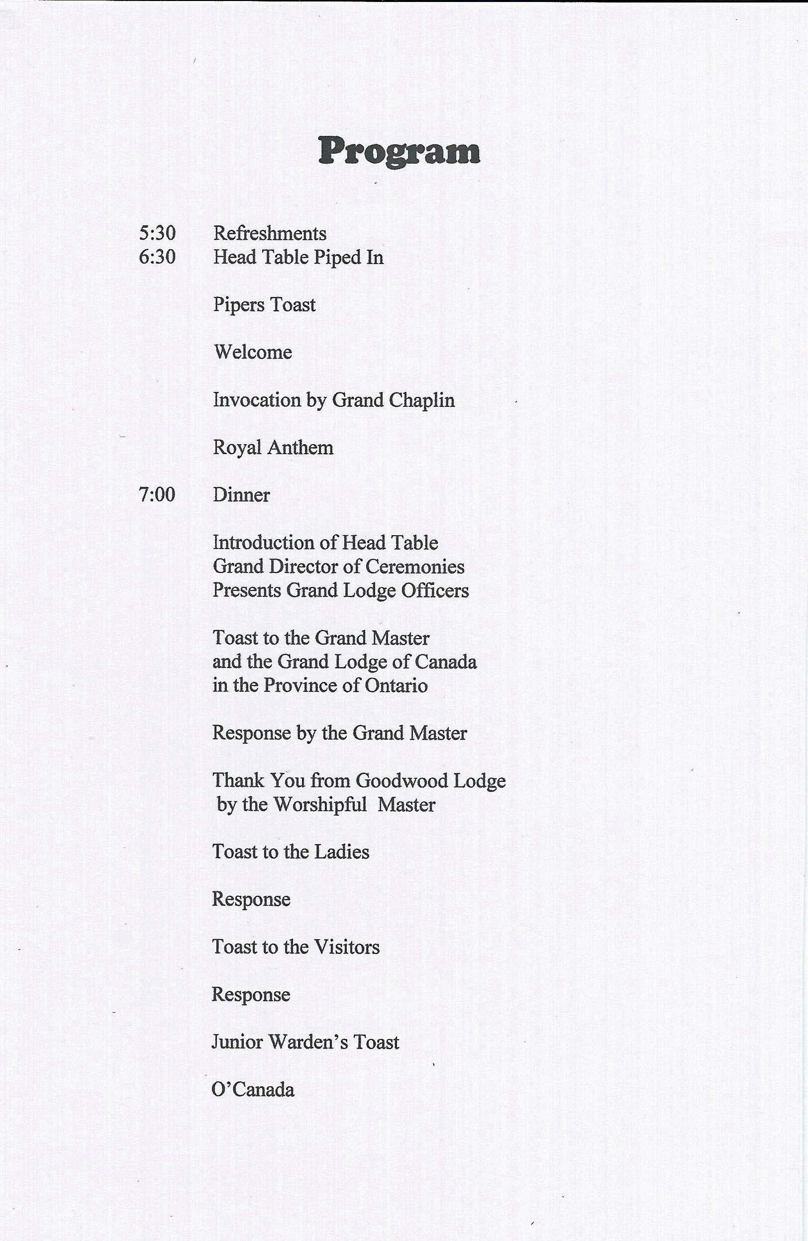 150th_Banquet_Program
